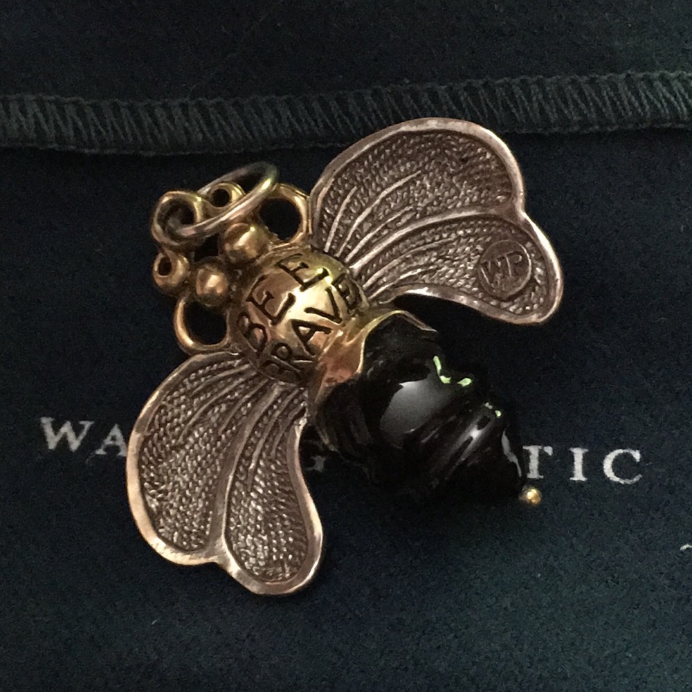 Waxing poetic ,bee brave.